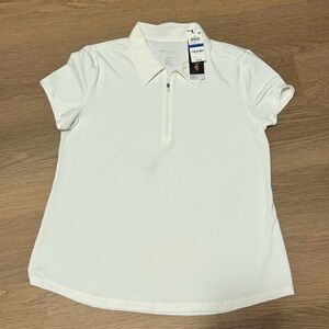 Ideology white sport short sleeve shirt